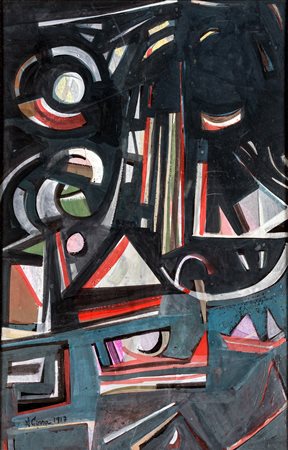 Arnaldo Ginna Composizione astratta