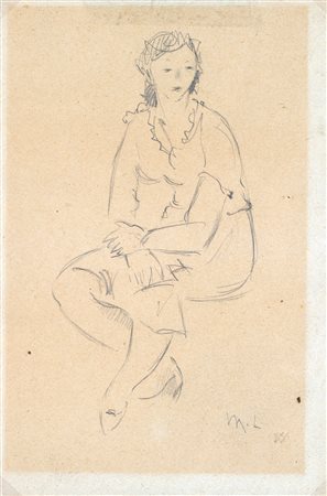 Michail Federovic Larionov Donna seduta