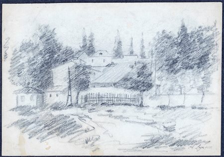 Achille Lega Veduta della natia brisighella