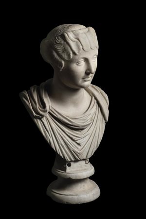 FAUSTINA MINORE DATAZIONE: seconda metà II sec. d.C. MATERIA E TECNICA: marmo...