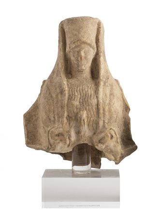 DIVINITA' FEMMINILE DATAZIONE: VI- V sec. a. C. MATERIA E TECNICA: impasto...