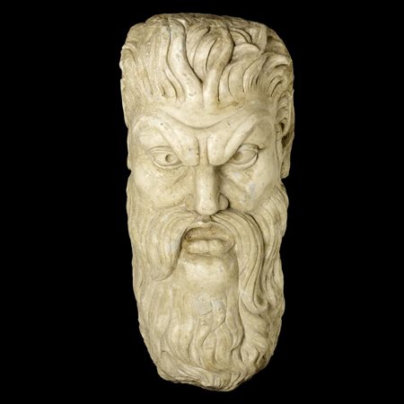 MASCHERONE DI SATIRO DATAZIONE: XIX sec. d. C. MATERIA E TECNICA: marmo...