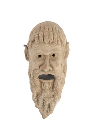MASCHERA DI PAN DATAZIONE: IV-II sec. a.C. MATERIA E TECNICA: argilla...