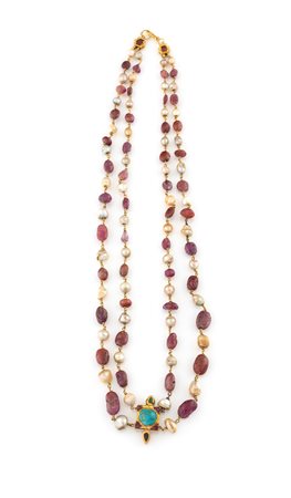 COLLANA RADICE DI RUBINO