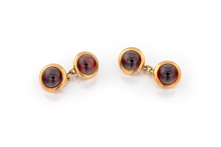 BOTTONI DA POLSO CON GRANATI