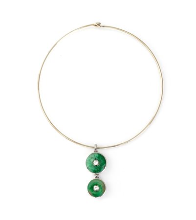 ROCCHI, GIROCOLLO CON GIADA E BRILLANTI