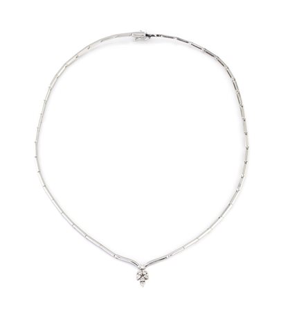 COLLANA SEMIRIGIDA CON BRILLANTI