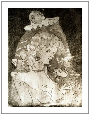 SALVATORE MARCHESE Catania 1947 Senza titolo Incisione es. p. d. a. Firma in...