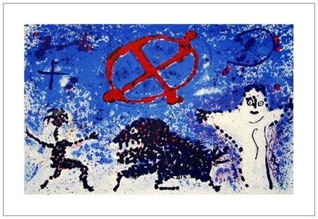 ENRICO BAJ Milano 1924 – Vergiate 2003 Senza titolo Litografia a colori...