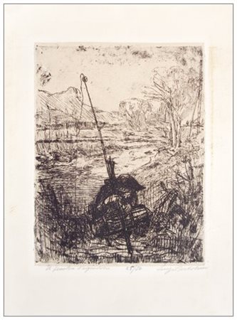 LUIGI BARTOLINI Cupramontana 1892 – Roma 1963 Il pescatore d’acqua dolce 1936...