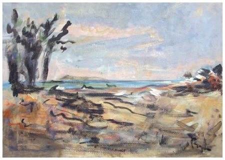 ENZO PREGNO Alessandria (Egitto) 1898 – Firenze 1972 Senza titolo Olio su...