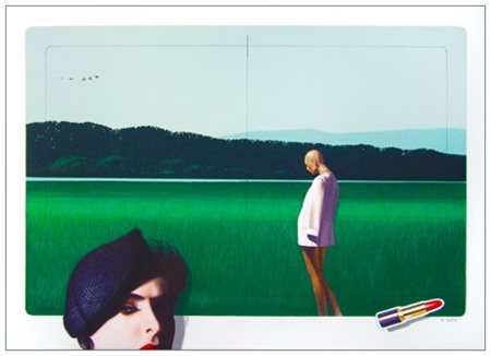 MASSIMO CANTINI Firenze 1946 Il manichino n°2 2011 Olio su tela 50 x 70....