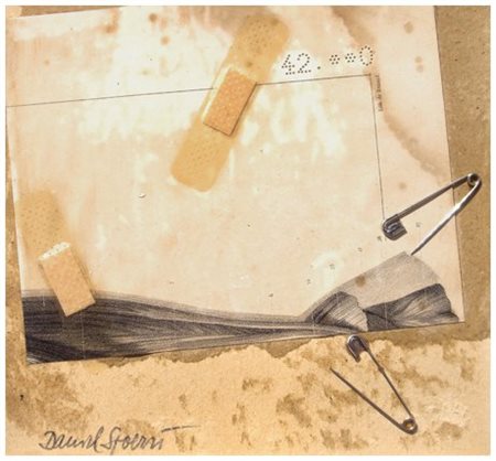 DANIEL SPOERRI Galati (Romania) 1930 Senza titolo 1993 T.m., collage e...