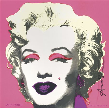 Andy Warhol Pittsburgh 1928 - New York 1987 Marilyn Biglietto d'invito, cm....