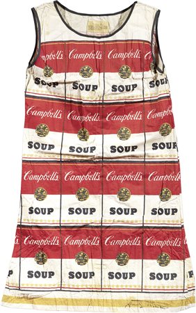Andy Warhol Pittsburgh 1928 - New York 1987 The souper dress Serigrafia a...