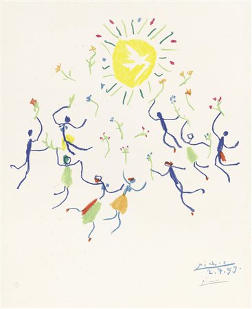 Pablo Picasso Malaga 1881 - Mougins 1973 La ronde de la jeunesse, 1959...
