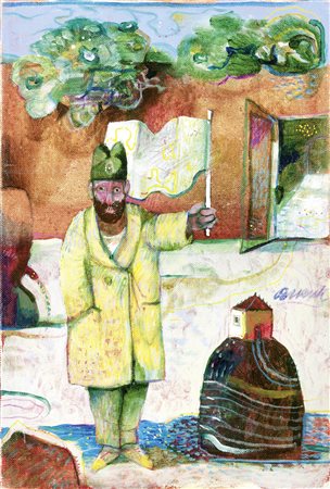 Antonio Possenti Lucca 1933 - 2016 Senza titolo, 1988 Olio su cartone telato,...