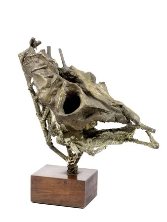Augusto Murer Falcade (Bl) 1922 - Padova 1985 Bucranio, 1970 Scultura in...