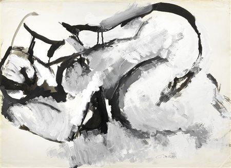 Claudio Cintoli Imola (Bo) 1935 - Roma 1978 Schizzi di memoria, 1959 Tecnica...