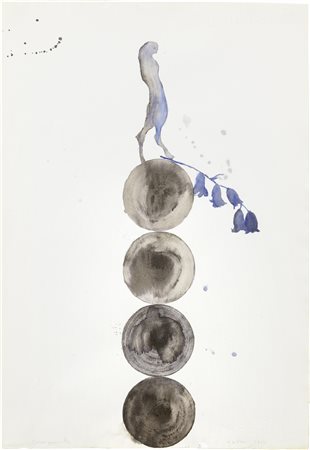 Giuseppe Gallo Rogliano (Cs) 1954 Campanule, 2012 Acquerello su carta, cm....