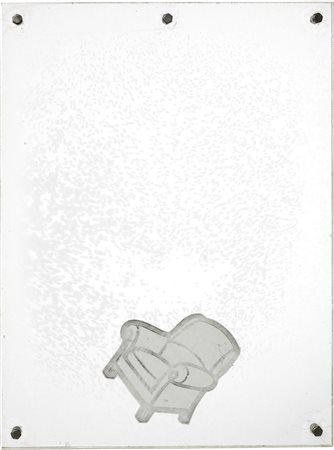 Tino Stefanoni Lecco 1937 - 2017 Senza titolo, 1975 Tecnica mista su lastra...