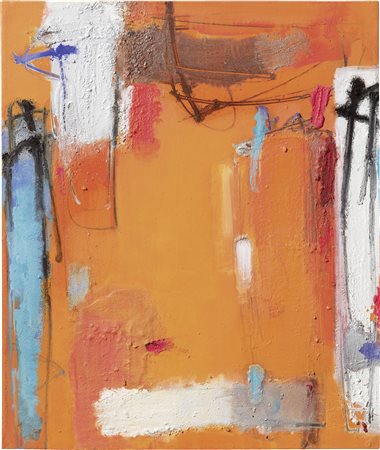 Enzo Esposito Benevento 1946 Senza titolo, 2005 Olio e tecnica mista su tela,...