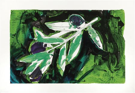 Mario Schifano Homs 1934 - Roma 1998 Olivo, 1996 Smalto e acrilico su tela,...