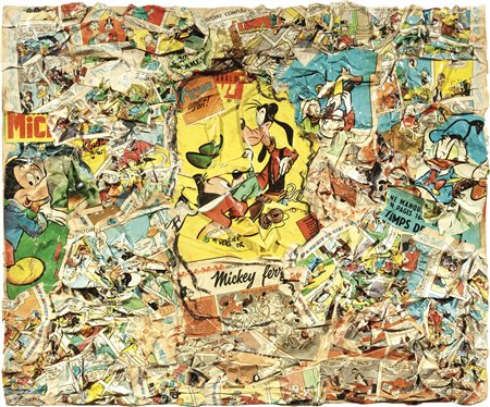 Arturo Carmassi Lucca 1925 - Empoli (Fi) 2015 Senza titolo Collage su tavola,...