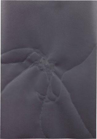 Emanuele Becheri Prato 1973 Senza titolo Carta nera da fondale fotografico,...