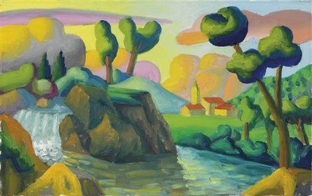 Salvo Leonforte (En) 1947 - Torino 2015 Rivisitando Cignaroli, 2008 Olio su...