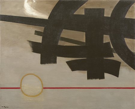 Mauro Reggiani Nonantola (Mo) 1897 - Milano 1980 Composizione, 1959 Olio su...
