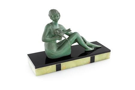 PRODUZIONE FRANCESE Scultura in bronzo