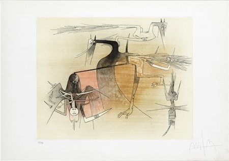 Wifredo Lam "Visibile/Invisibile" 1972
10 acquaforti acquatinte
cm 50x70
Firmate