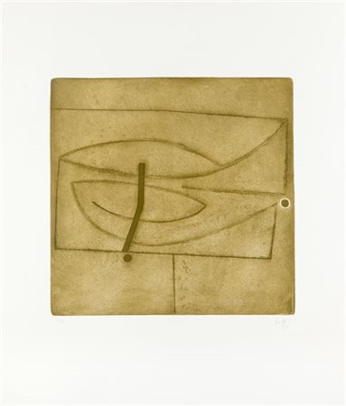Victor Pasmore "Linear Development in One Movement" 1974
acquaforte acquatinta
c