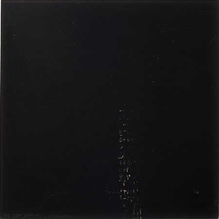 Ad Reinhardt "Untitled, from New York International Portfolio" 1966  multiplo in plexiglass con intervento pittorico