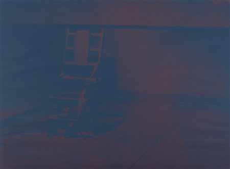 Andy Warhol "Electric Chair" 1971
serigrafia a colori
cm 90,5x121,6
Firmato e nu