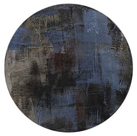 Carmen Gloria Morales "Senza titolo" 1997
olio su tela
diam. cm 90
Datato al ret