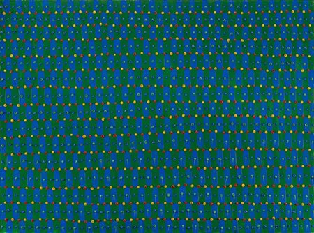 Franco Bemporad "Superficie sensoriale" 1985olio su masonitecm 97x130Firmato,