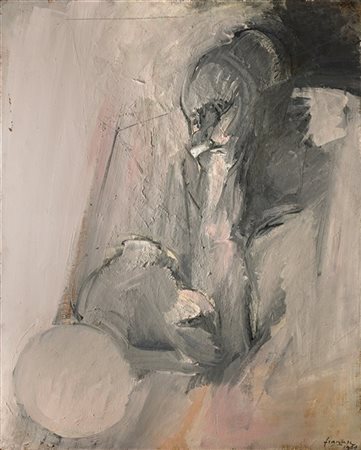 Franco Francese "Malinconia del Durer" 1964
olio su tela
cm 90x70
Firmato e data
