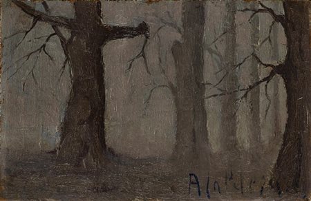 Antonio Calderara "Alberi" 1930
olio su tavola
cm 9x14
Firmato in basso a destra