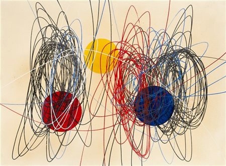 Roberto Crippa "Spirale" 1951
olio su tela
cm 45x60
Firmato e datato 51 al retro