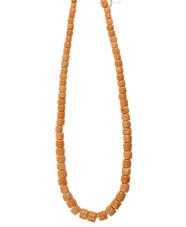 COLLANA IN CORALLO composta da un filo in corallo a barilotto non montato mm...