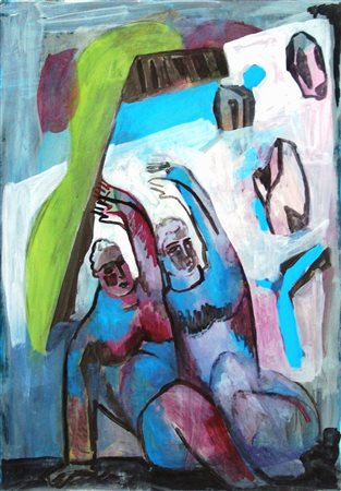 SANDRO CHIA, La zattera, 1996