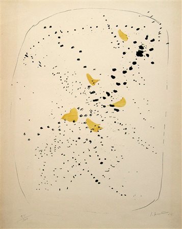 LUCIO FONTANA, Concetto spaziale, 1955