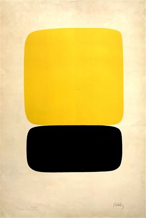 ELLSWORTH KELLY, Yellow over black, 1964/1965