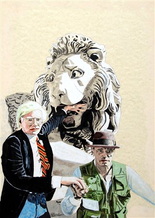 ANDREA PETRONE, Warhol e Beuys, 2019