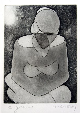 MAN RAY, Figura femminile, 1968