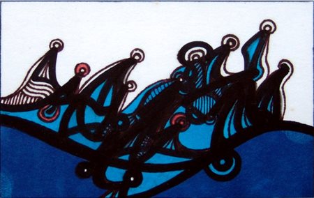 FAUSTO LUZI, senza titolo, c. 1980