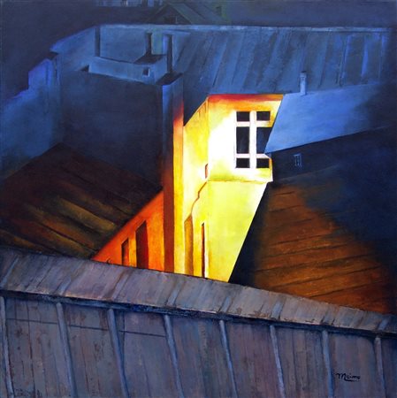 GABRIELLA MAINO, Luci tra i tetti, 2017