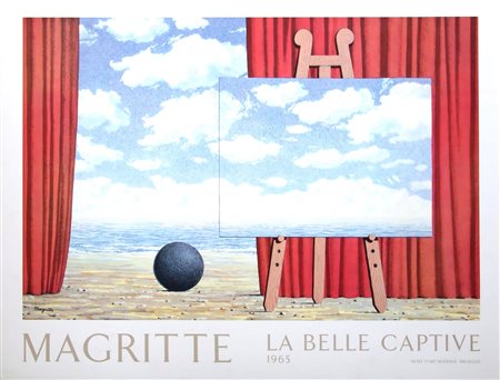 RENÉ MAGRITTE, La belle captive, 1965
